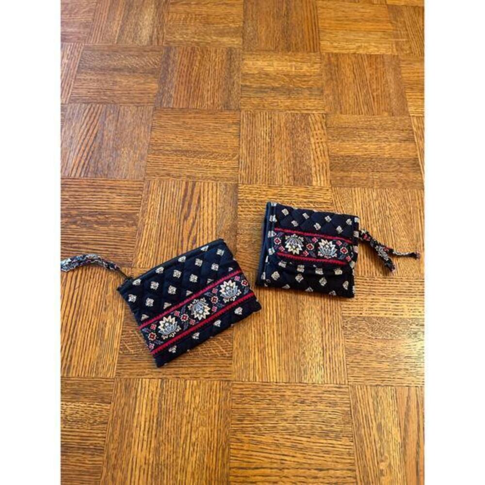 Vera Bradley coin purse and wallet set